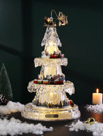 Christmas Two-Tier Tree Village