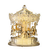 Large Carousel Gold Horse