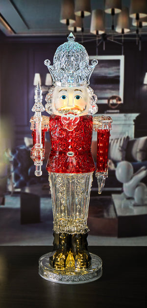 Large Diamond Cut Nutcracker