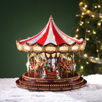 17" Deluxe Crystal Carousel