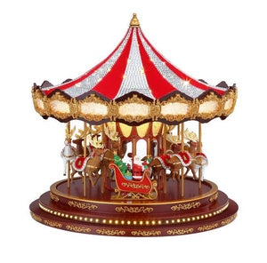 17" Deluxe Crystal Carousel