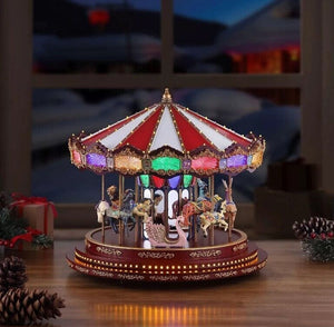 15" Marquee Deluxe Musical Carousel