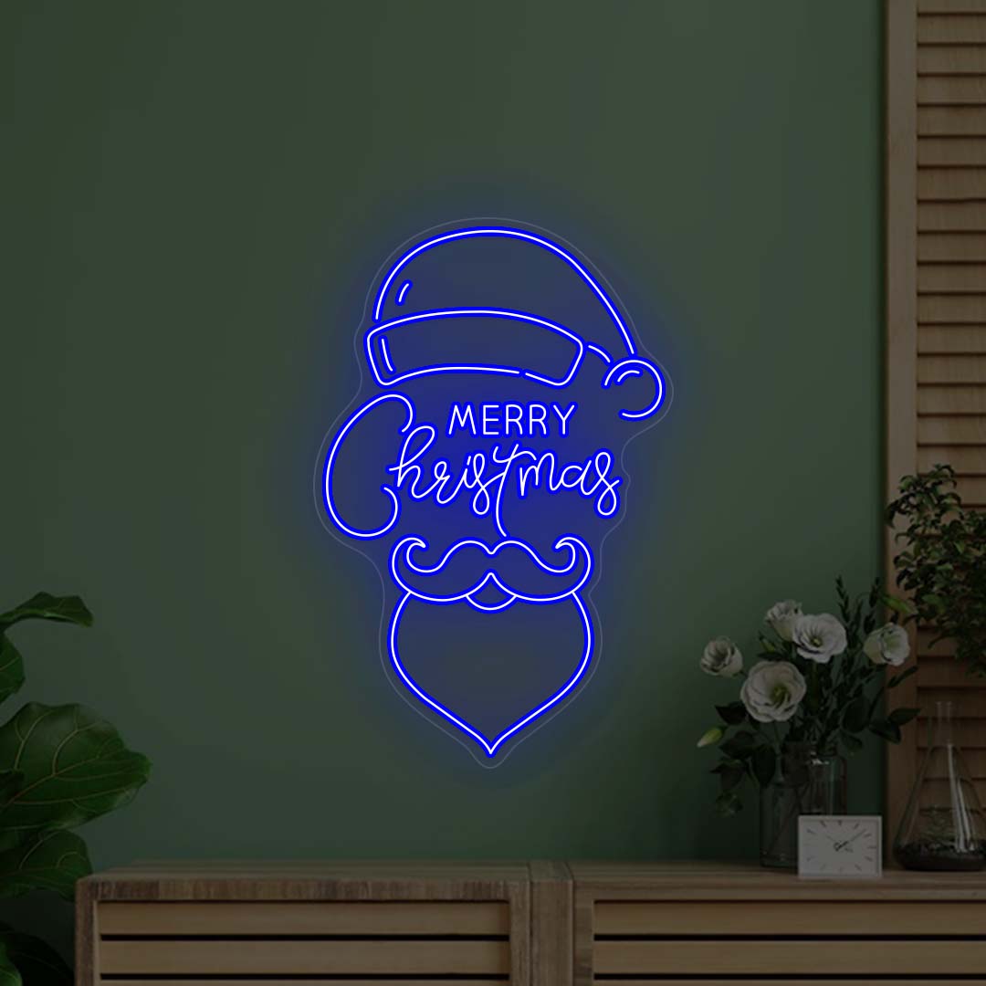 Merry Christmas Santa Neon Sign | CNUS000068