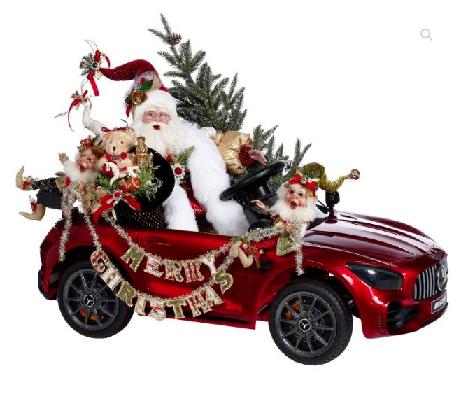 Mark Roberts 24" Santa's Hot Rod