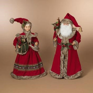 3 FT Holiday Mr. & Mrs. Santa Set