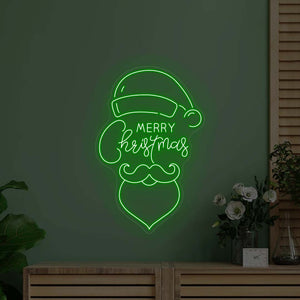 Merry Christmas Santa Neon Sign | CNUS000068