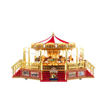 14 in. Animated World's Fair Boardwalk Carousel