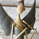 HUGE Whimsical Metal Christmas Angels, Choose Your Style