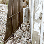 Rustic Metal Angel Silhouette Christmas Yard Stakes