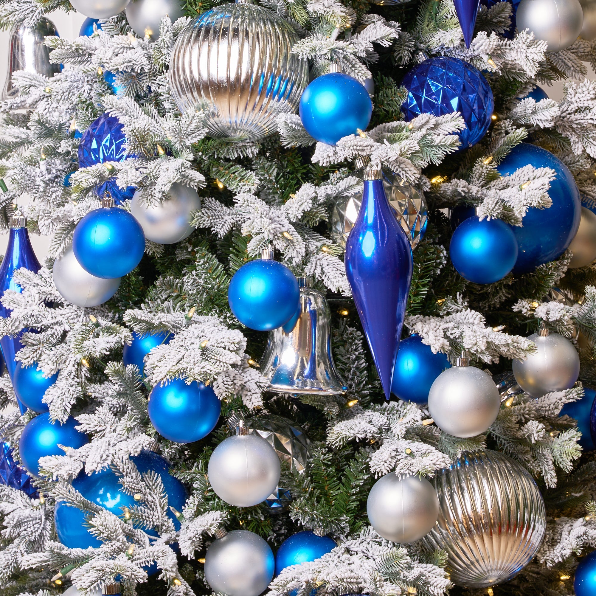 Blue & Silver Tree Decorating Kit