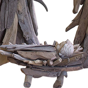 Driftwood Nativity Set