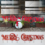 11 Feet Wide LED Merry Christmas Yard Stakes