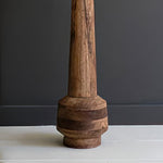 Antique Inspired Tall Wood Floor Lamp