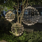 Indoor/Outdoor 3D LED Oversized Christmas Ornaments, Set of 3